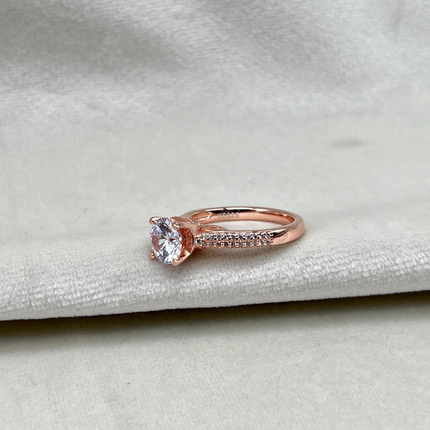 Silver Rose Gold Ring