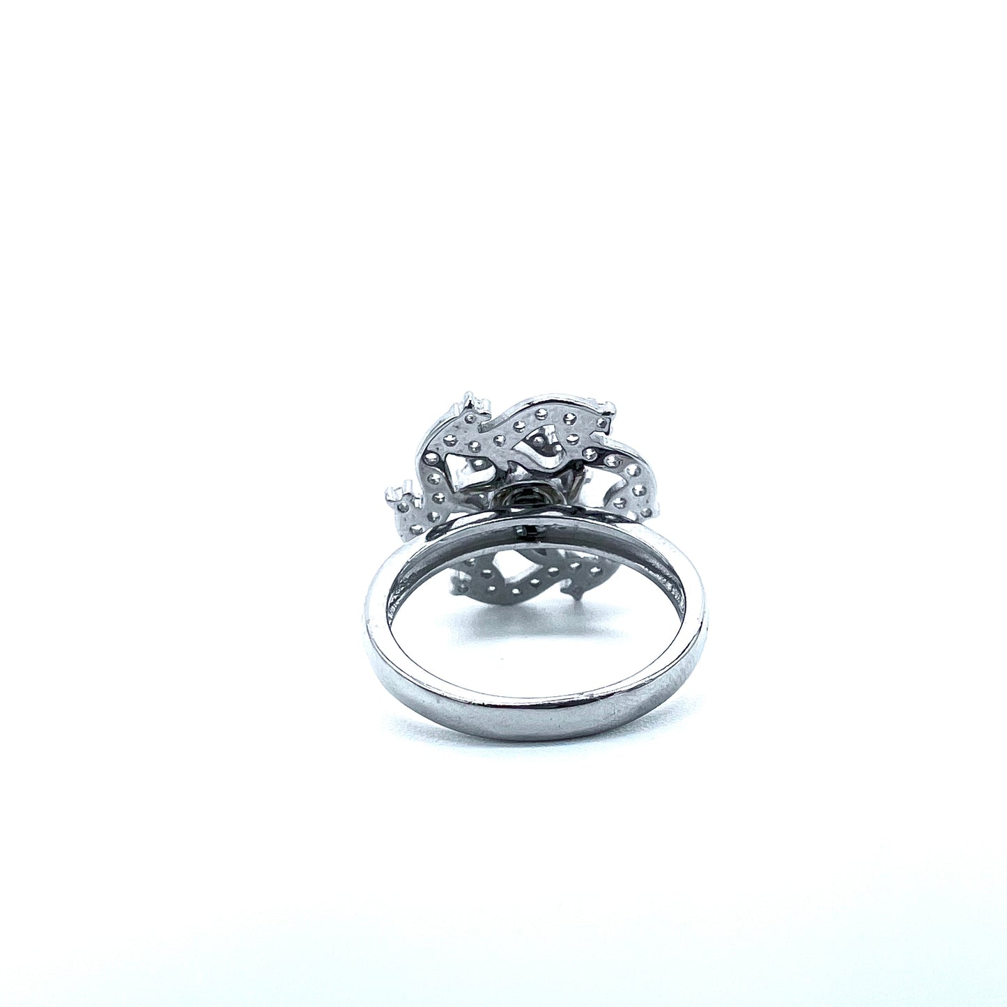 Rotatable Silver Ring