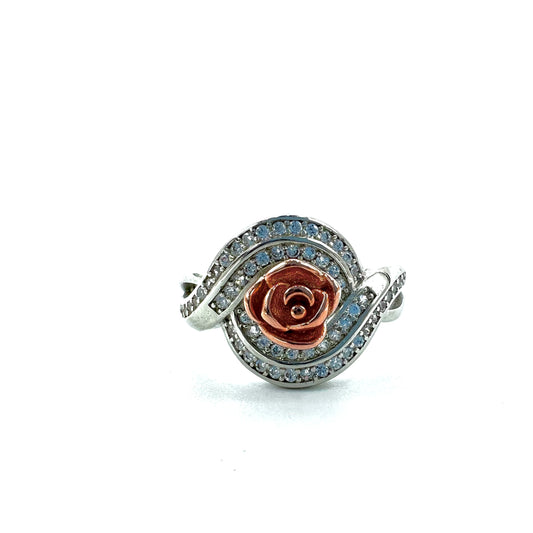 Rose Ring 925 Silver