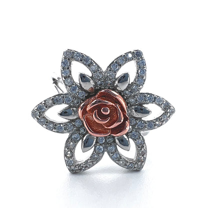 Rose Ring 925 Sterling Silver