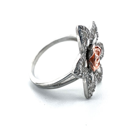 Rose Ring 925 Sterling Silver