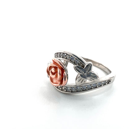 Rose Ring 925 Silver