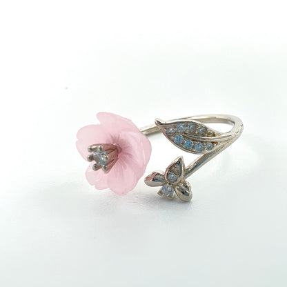 PINK PEARL 92.5 STERLING SILVER RING