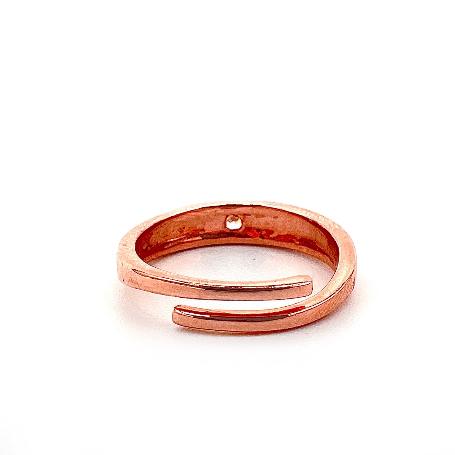 Rosegold Silver ring