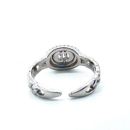 Luxurious Korean Ring 92.5 Sterling Silver