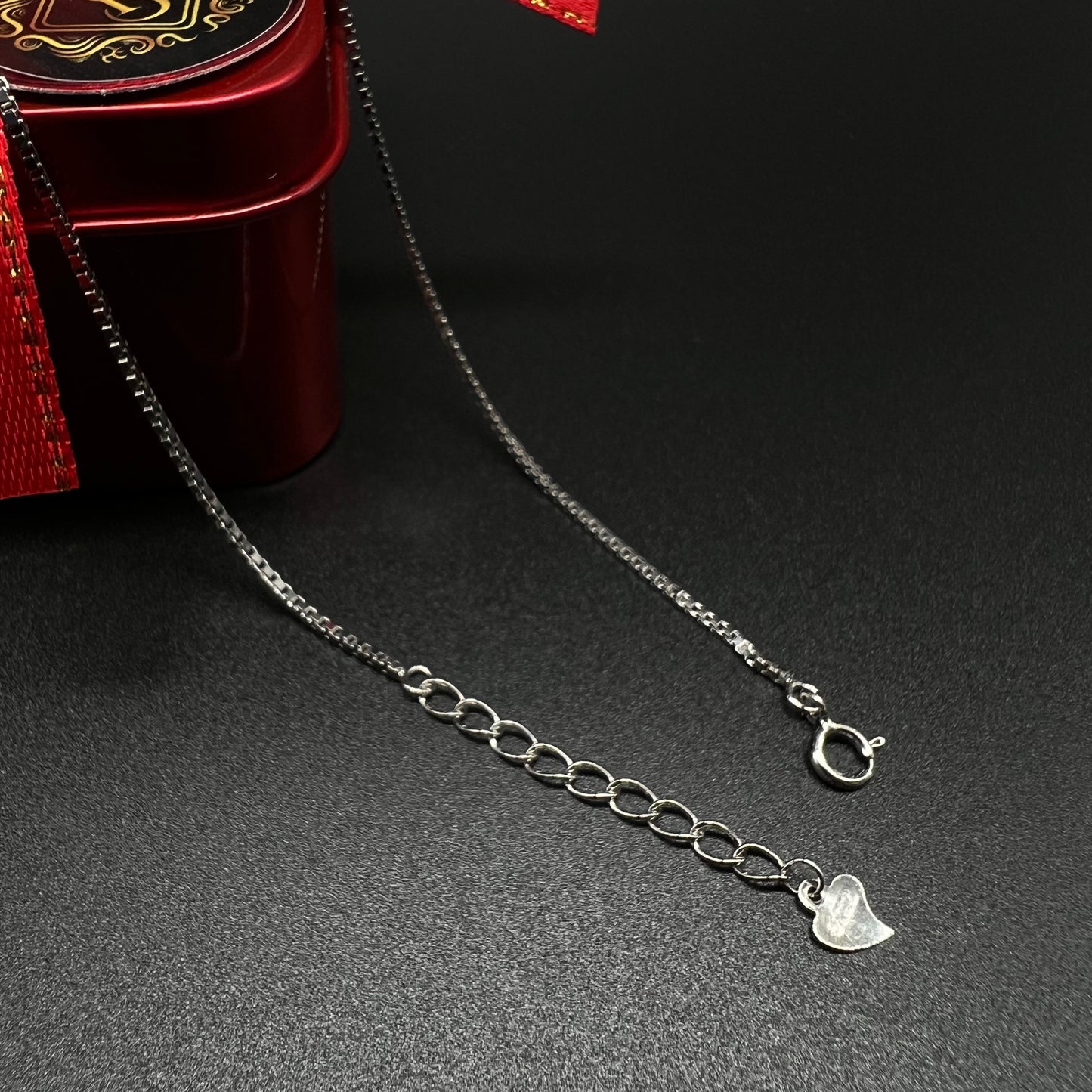 Silver Diamond Necklace with Earing