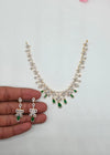 Silver New Stone Necklace
