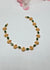Silver Laxmi Necklace in Green