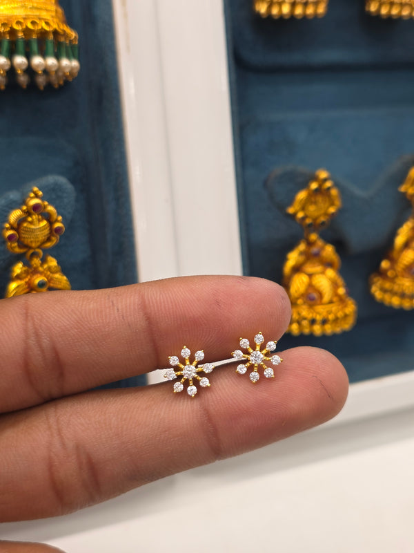 Silver 9 Stone Earrings ✨️1 pair