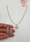 Silver Stone Necklace