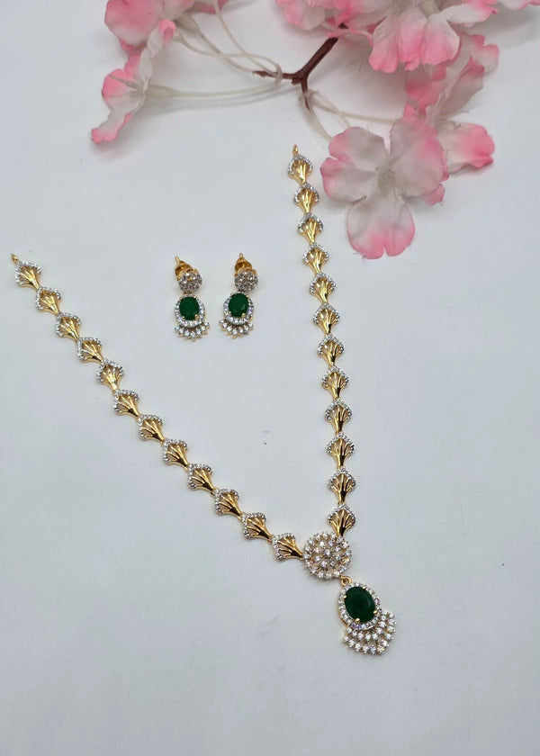 Silver Stone Necklace