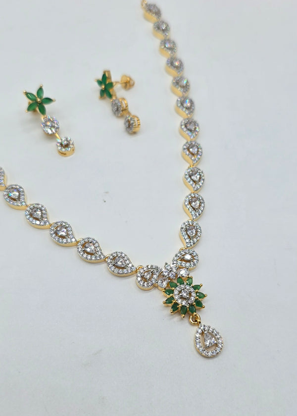 Silver stone Lightweight Necklace