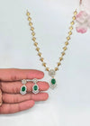 Silver Stone Necklace