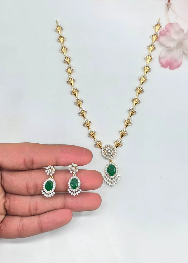 Silver Stone Necklace