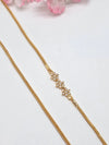 Silver 3 Stone Mangalya Chain