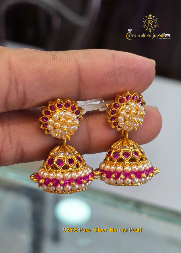 Belli Moda jhumka Silver
