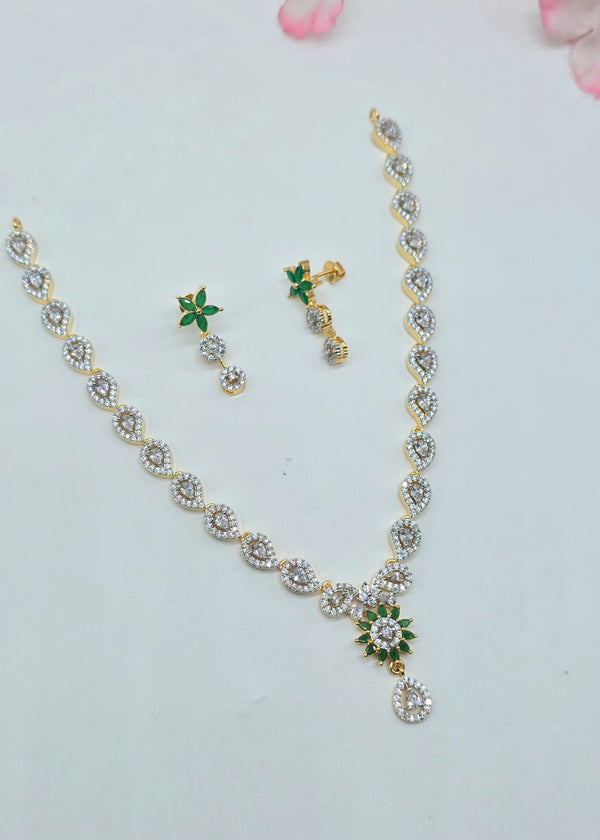 Silver stone Lightweight Necklace
