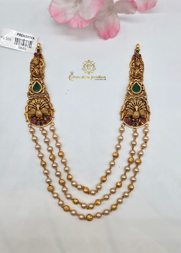 Silver Pearl Necklace 0680
