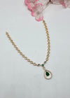 Silver Stone Necklace